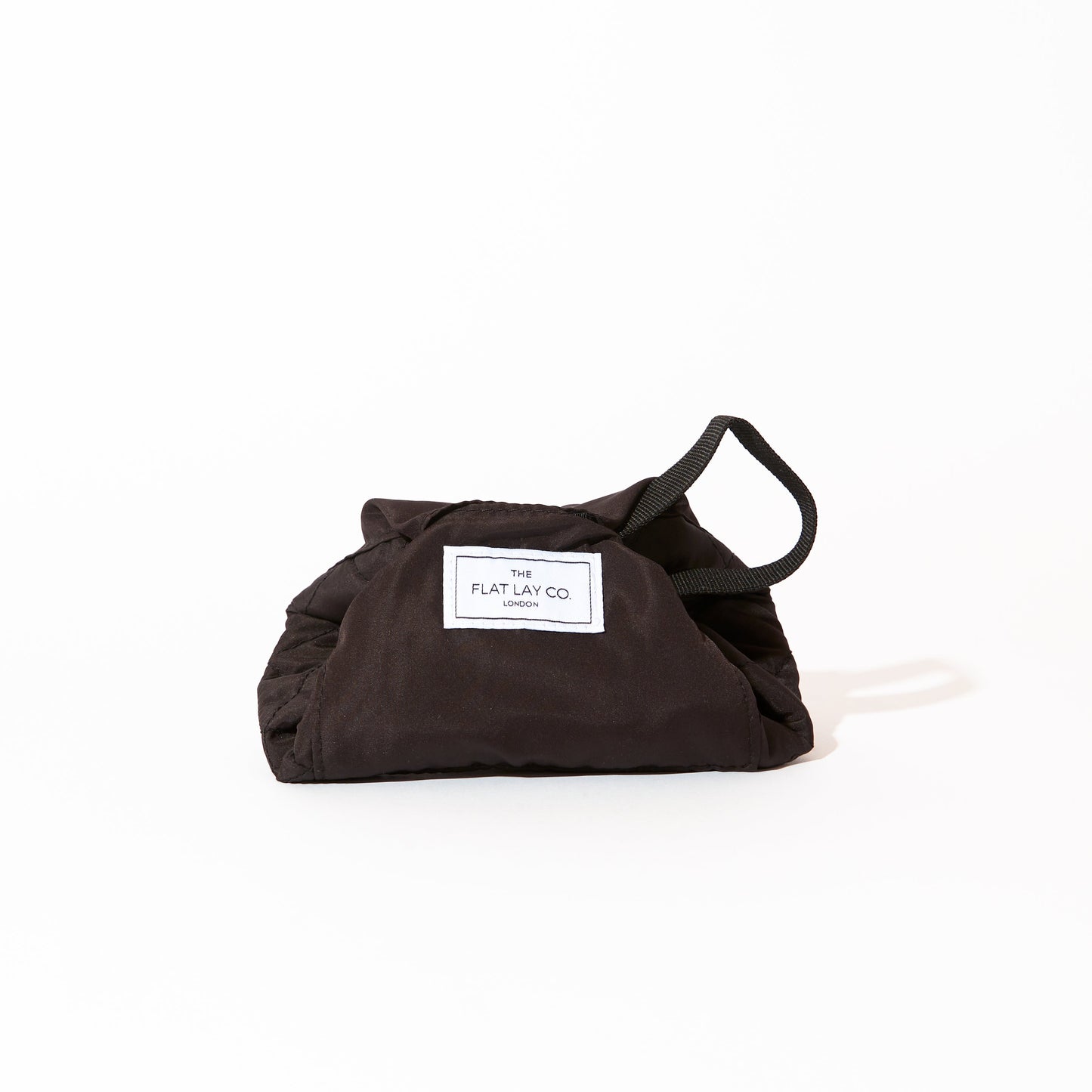 Mini Open Flat Makeup Bag Classic Black
