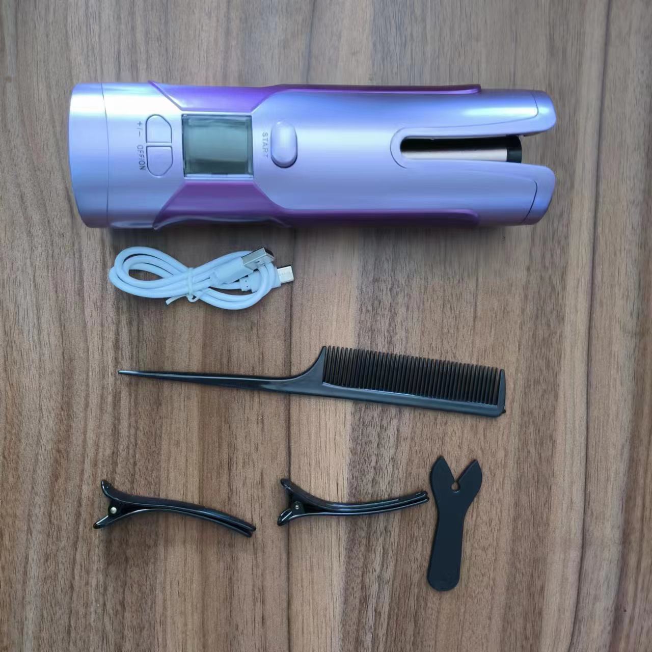 Portable USB Hair Curler with Automatic Suction - Gentle on Hair, Travel-Friendly