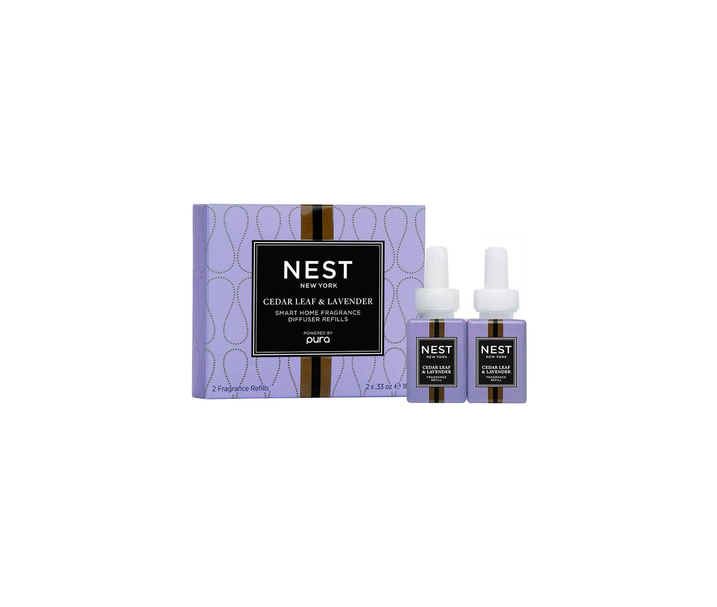 Cedar Leaf & Lavender Refill Duo for NEST x Pura Smart Home Fragrance Diffuser - Smart Vials
