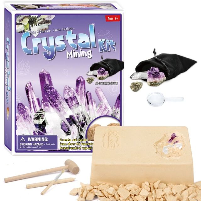 DIY Mining Crystal Gems Archaeology Puzzle