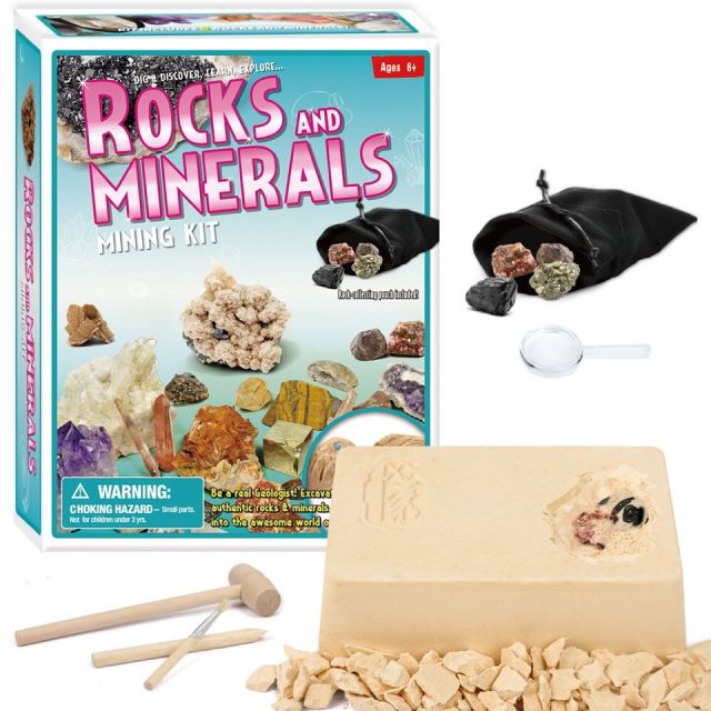 DIY Mining Crystal Gems Archaeology Puzzle