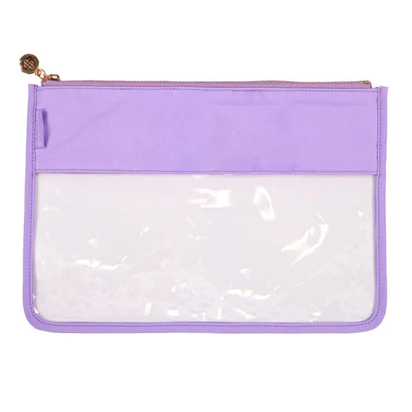 Clear Zip Letter Bag