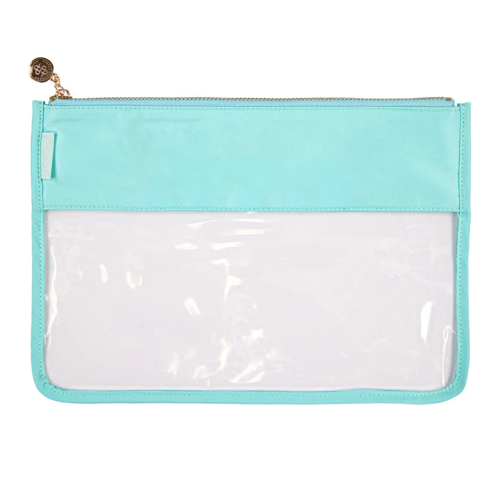 Clear Zip Letter Bag