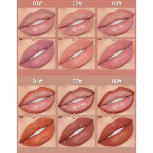 12 Pcs Matte Lip Liner Set Long Lasting Lip Liner Lipstick Nude Waterproof Retouch Lipstick Pen Valentine's Day Gifts