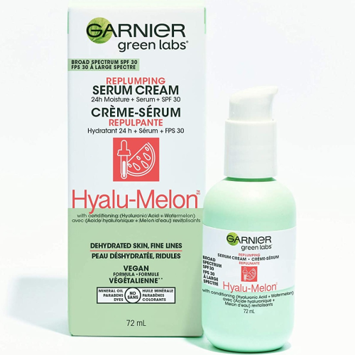 Garnier SkinActive Green Labs Hyalu-Melon Replumping Serum Cream 2.4OZ