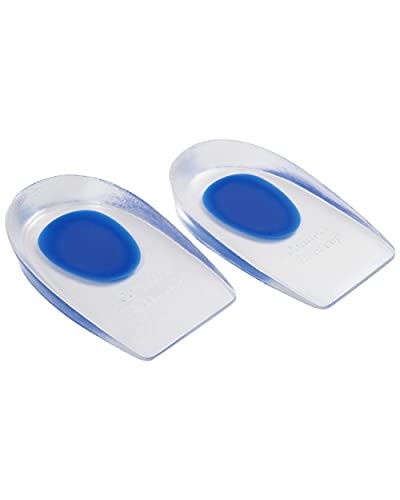 ViveSole Silicone Gel Heel Cup Shoe Inserts for Plantar Fasciitis, Sore Heel, Bone Spur & Achilles Pain (1 Pair)