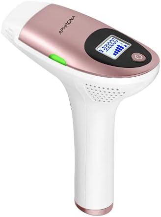 Aphrona® Hair Removal | For Full Body, Face, Sideburns, Stomach, Arms | Easy to Use |Safe & Effective Laser Hair Remover | Long-Lasting Hair Removal | FDA Cleared