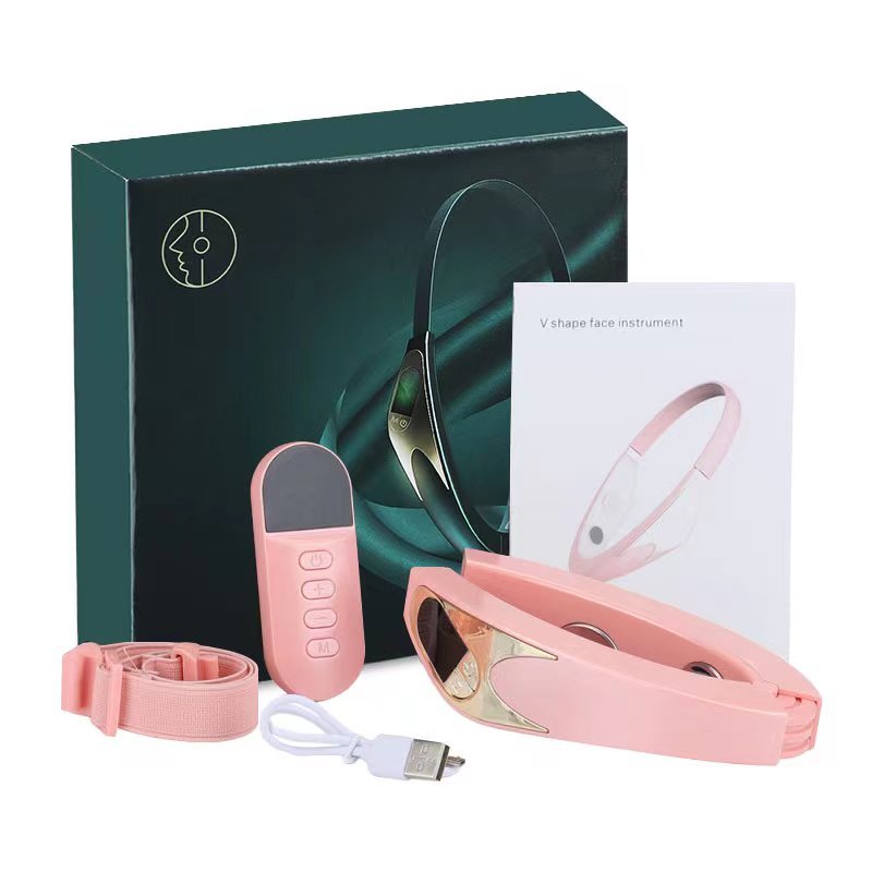 Intelligent Microcurrent EMS Face Lifting Instrument - Reduce Double Chin, Tighten Skin, and Rejuvenate Your Look