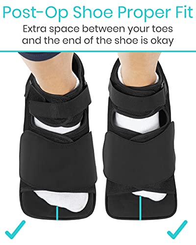 Vive Lightweight Post Op Shoe with Adjustable Strap - Left or Right Foot