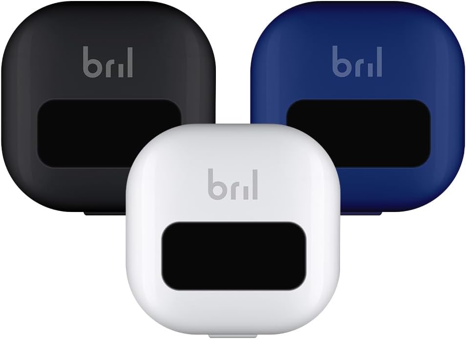 Bril UV-C Toothbrush Sanitizer, Portable Sterilizer, Cover, Holder, and Case for Any Size Toothbrush, Multi Pack