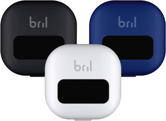 Bril UV-C Toothbrush Sanitizer, Portable Sterilizer, Cover, Holder, and Case for Any Size Toothbrush, Multi Pack
