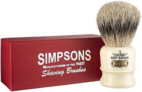 Simpsons Best Badger Shaving Brush (Chubby CH1 Best)