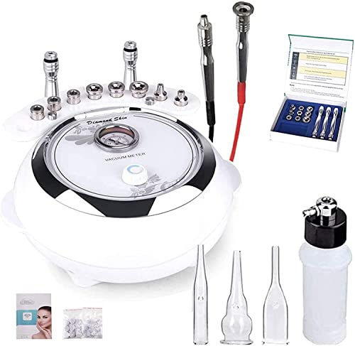 Diamond Face Machine Professional, Titoe 65-68cmHg Suction Power Diamond Machine w/ 9 Diamond Head,Spray Kit