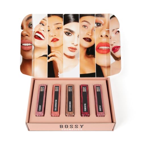 Bossy Cosmetics OPRAH'S FAVORITE THINGS 2023 Power Woman Essentials Liquid Lipstick (LUXE GIFT SET)