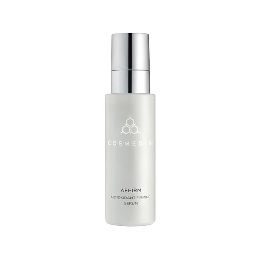 COSMEDIX Affirm Antioxidant Face Serum - For a Radiant, Firmer Look & Visibly Smoother Skin - Peptide Serum, Resveratrol Serum, Vitamin E Oil for Skin Care - Anti Aging Serum, Toner for Face Care