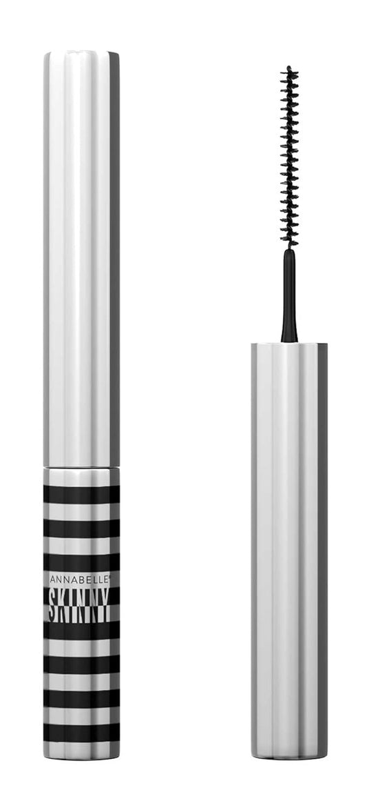 Annabelle Skinny Mascara, Black, Award-Winning Mascara, New Eco-Friendly Packaging, Ultimate Length &amp; Definition, Microscopic &amp; Ultra-Precise Brush, Hypoallergenic, 0.13 fl oz