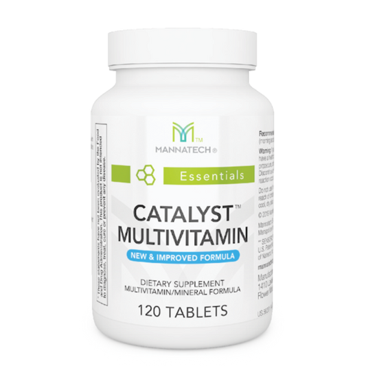 3 Bottles Mannatech Catalyst Multivitamin Zinc Vitamin A C D E B12 120 Tabs NEW
