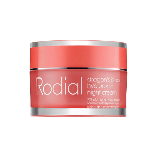 Rodial Dragons Blood Hyaluronic Night Cream 1.69 fl oz, Luxurious Overnight Skin Perfecting Moisturiser - Retinol, Hyaluronic Acid and Shea Butter for Skin Hydration, Quickly-Absorbing Formula