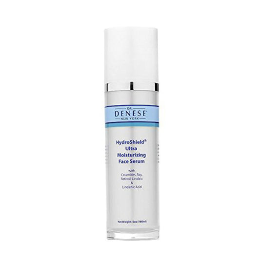 Dr. Denese SkinScience HydroShield Ultra Moisturizing Face Serum Locks In Moisture with Retinol & Ceramides - Reduce Appearance of Wrinkles, Increased Hydration & Tightness - Cruelty-Free - 6oz