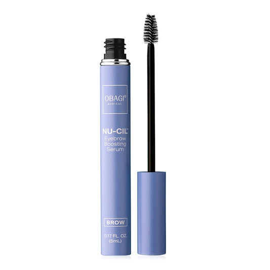 Obagi Nu-Cil Eyebrow Boosting Serum - Ultimate Eyebrow Growth Serum with Hyaluronic Acid - Dermatologist Approved Brow Serum for Thin, Patchy &amp; Over-Tweezed Eyebrows - Fast Absorbing - 6ml