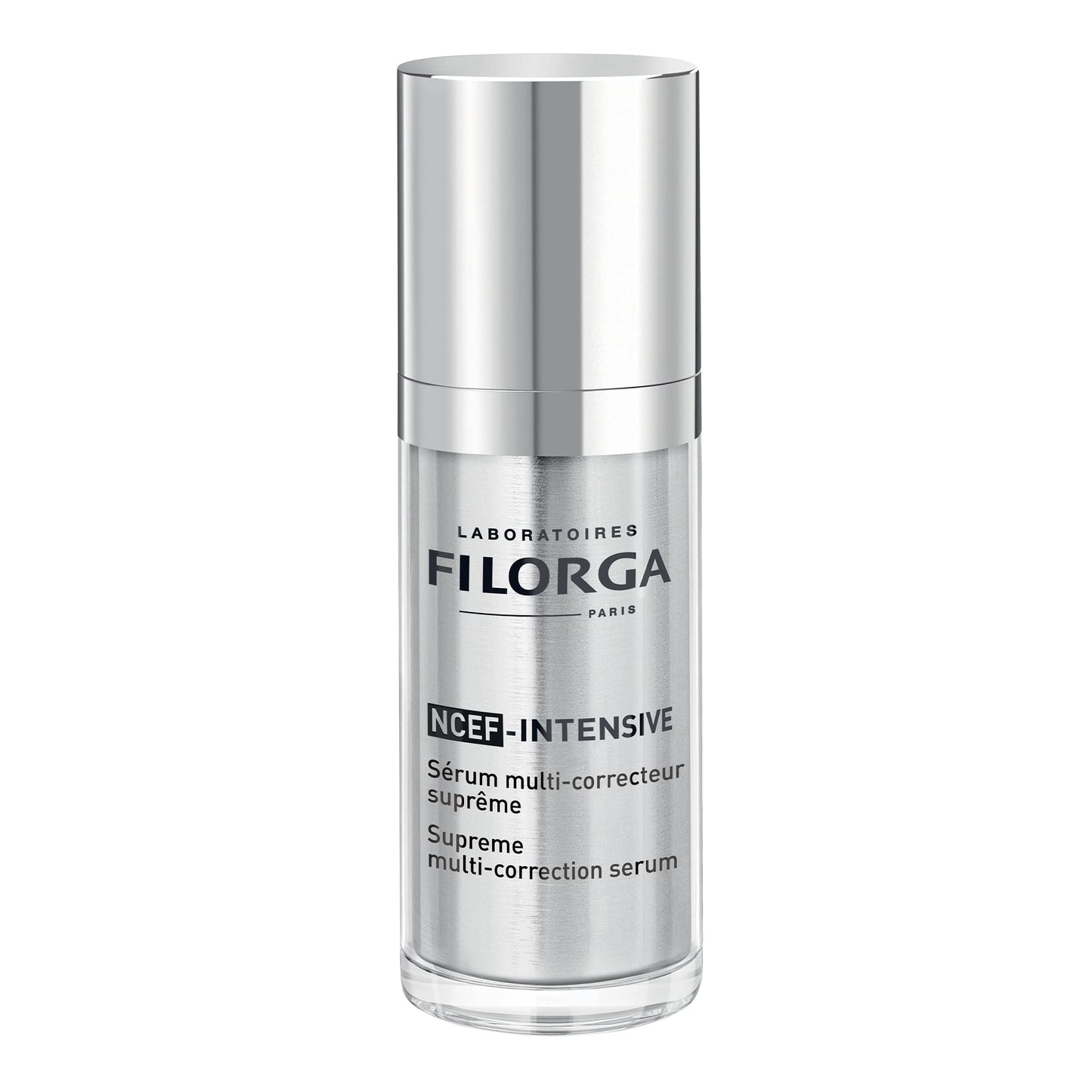 Filorga NCEF-Intensive Multi-Correction Face Serum, Concentrated Anti Aging Treatment with Retinol and Vitamin C for Wrinkle Reduction and Firming Skin Care, 1 fl. oz.
