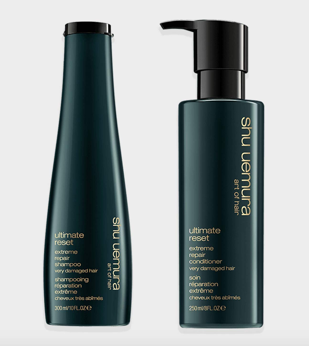 Shu Uemura Ultimate Reset Shampoo 10 Ounce and Conditioner 8 Ounce Set