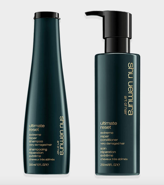 Shu Uemura Ultimate Reset Shampoo 10 Ounce and Conditioner 8 Ounce Set