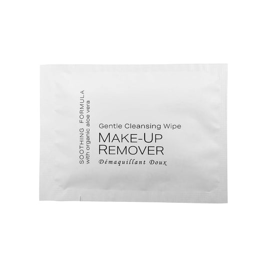 Makeup Remover Wipe for Hotel, AirBnB, VRBO, Vacation Rental (Case of 500)