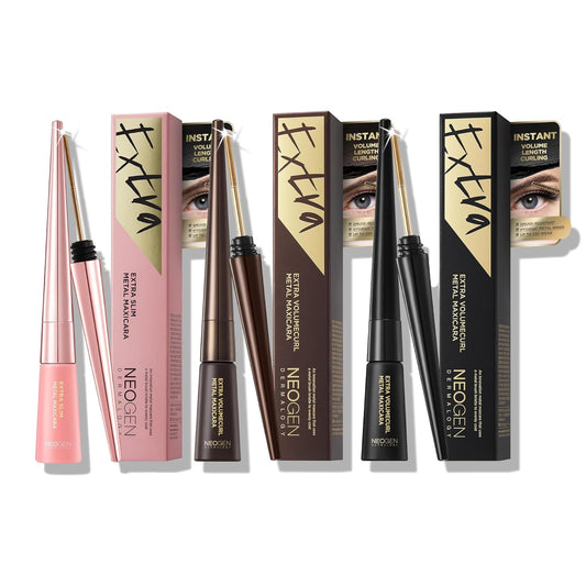 NEOGEN DERMALOGY Innovative Sensational Hygienic Washable Extra Slim Metal Mascara 3set