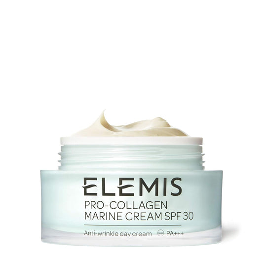 ELEMIS Pro-Collagen Marine Cream SPF 30, Lightweight Anti-Wrinkle Daily Face Moisturizer Firms, Smoothes, Hydrates, & Delivers Sun Protection