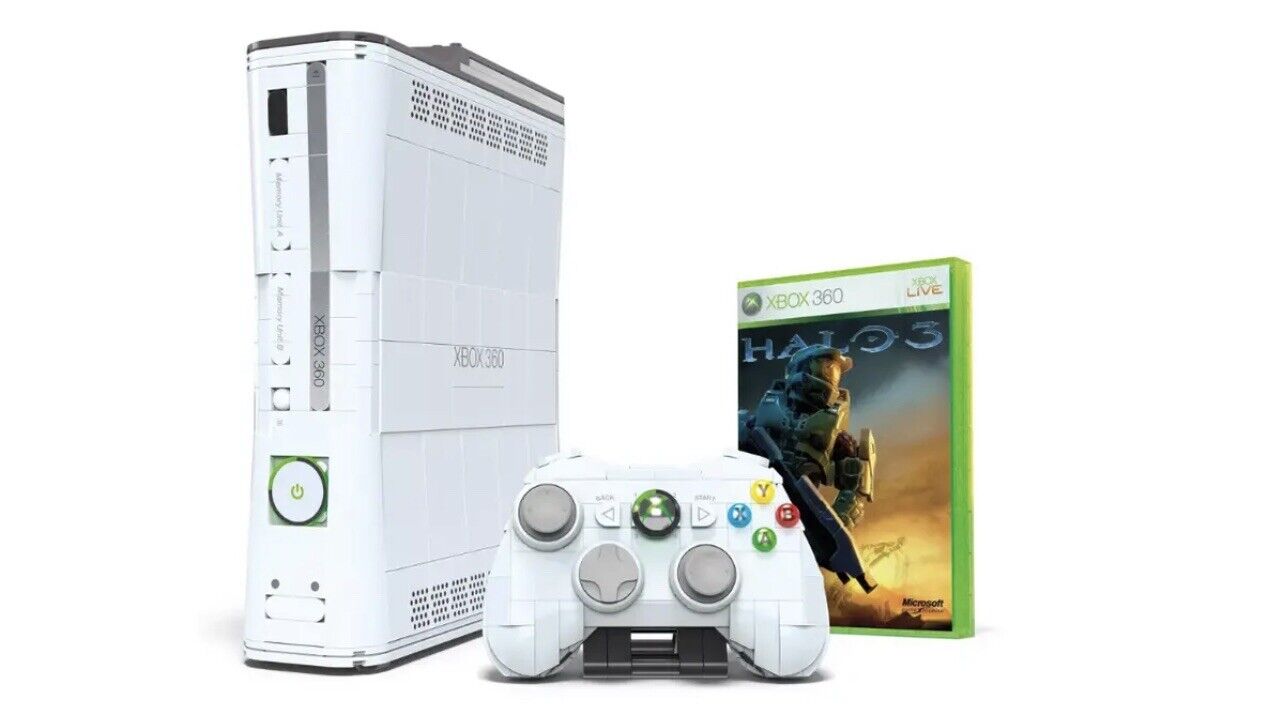MEGA Showcase Microsoft Xbox 360 Collector Building Set - 1342pcs