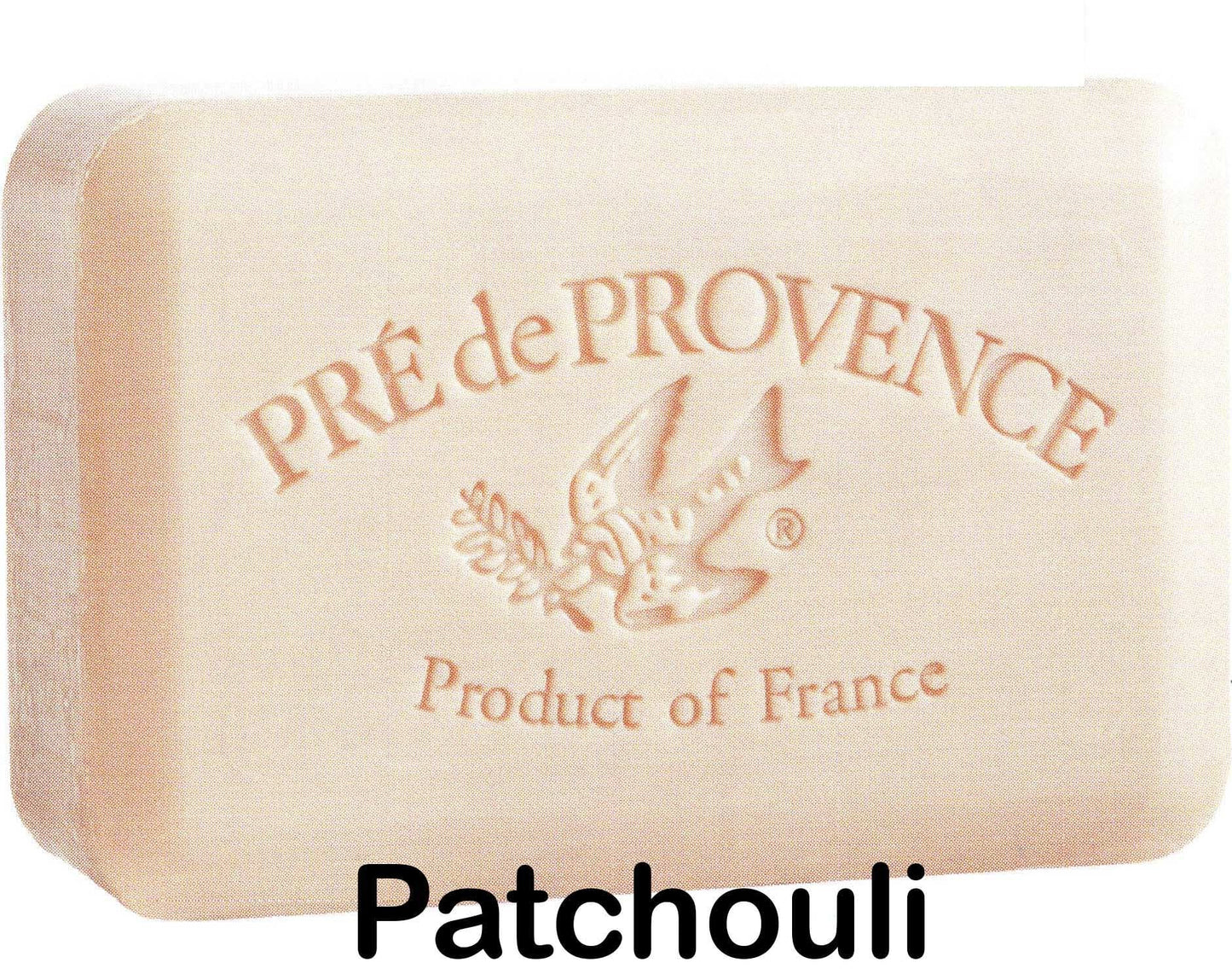 Pre de Provence Case of 12 Patchouli Fragrance 250 gram shea butter EXTRA LARGE soap bars