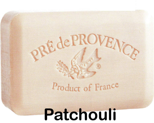 Pre de Provence Case of 12 Patchouli Fragrance 250 gram shea butter EXTRA LARGE soap bars