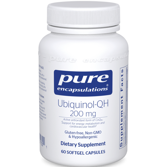 Pure Encapsulations Ubiquinol-QH 200 mg 60 gels