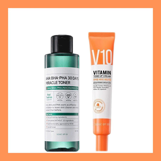 SOME BY MI Miracle Set V10 Line #Toner + V10 Cream