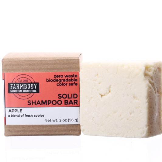 Zero Waste Solid Shampoo Bar | Sulfate Free | Apple