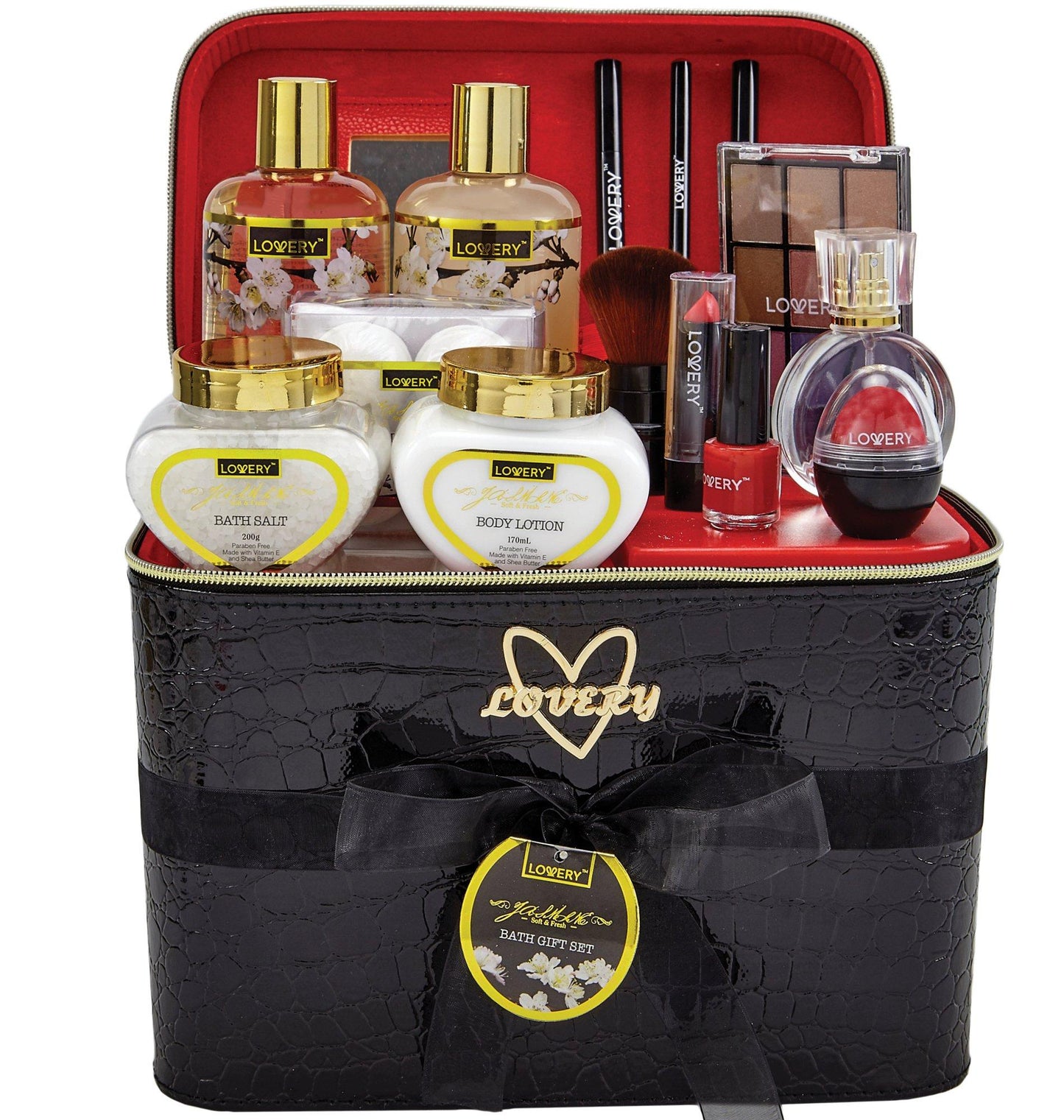 Jasmine Makeup and Spa Kit - 30Pc Bath and Body Set