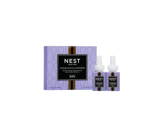 Cedar Leaf & Lavender Refill Duo for NEST x Pura Smart Home Fragrance Diffuser - Smart Vials