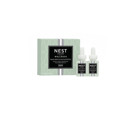 Wild Mint & Eucalyptus Refill Duo for NEST x Pura Smart Home Fragrance Diffuser - Smart Vials