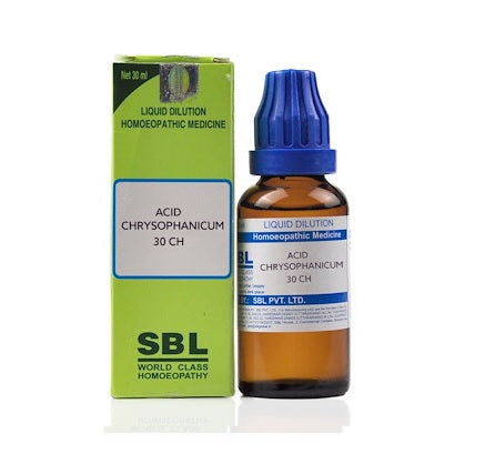 Acidum Chrysophanicum Dilution 6C, 30C, 200C, 1M, 10M, CM