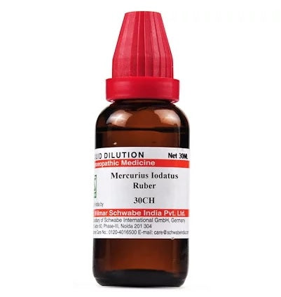 Mercurius Iodatus Ruber Dilution 6C, 30C, 200C, 1M, 10M