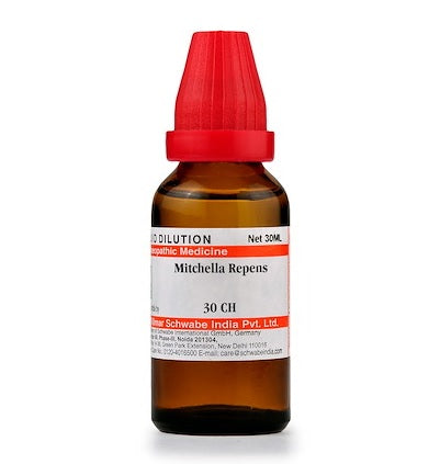 Mitchella Repens Dilution 6C, 30C, 200C, 1M, 10M