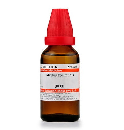 Myrtus Communis Dilution 6C, 30C, 200C, 1M, 10M.