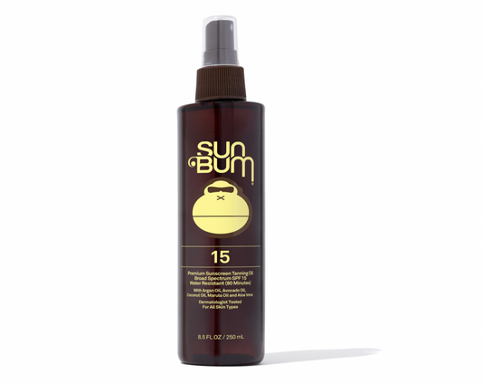 SPF 15 Sunscreen Tanning Oil
