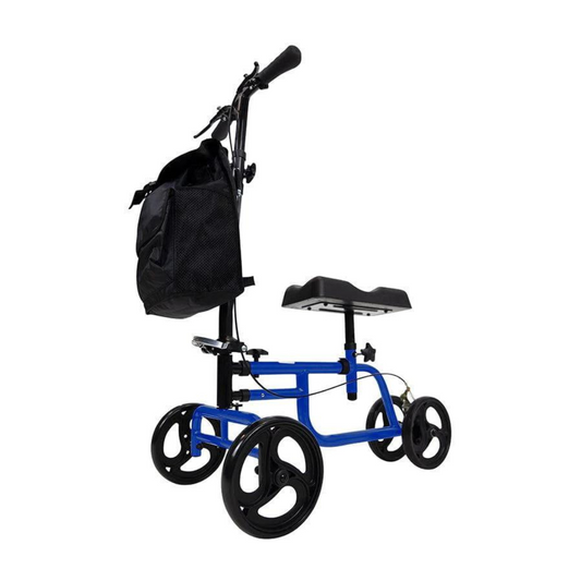 Vive Health Deluxe Knee Walker Crutch Alternative with Large 8" Wheels - Senior.com Knee Walkers