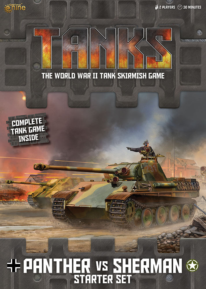 Gale Force Nine - Tanks Panther vs Sherman Starter Set