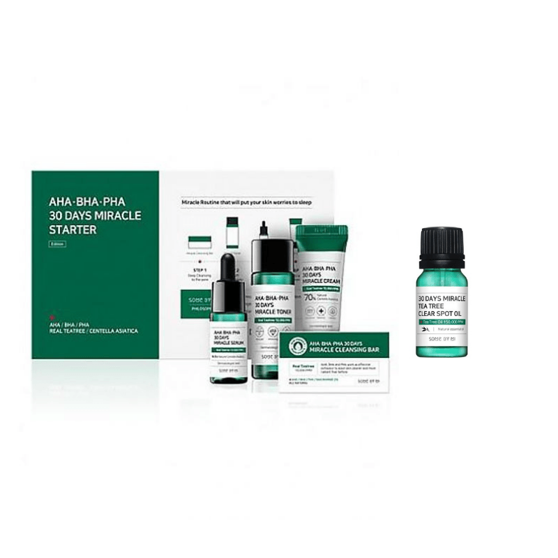 SOME BY MI Miracle Kit Plus 30 days Tea Tree Spot Oil Set