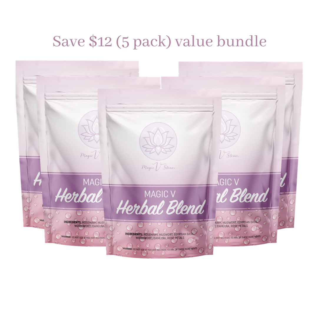 Magic v Steam Universal Cleanse Organic Herbs Blend (5 Pack Bundle)