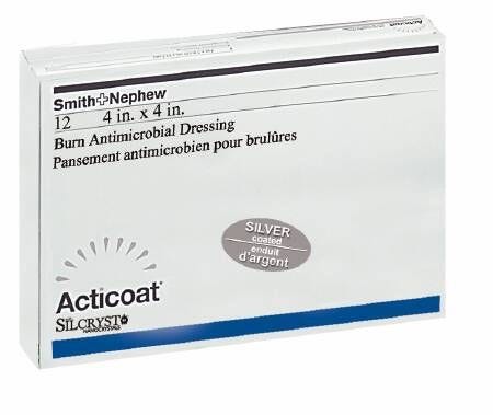 Smith & Nephew 20101 Antimicrobial Barrier Dressing Acticoat Burn Box of 12 46190346