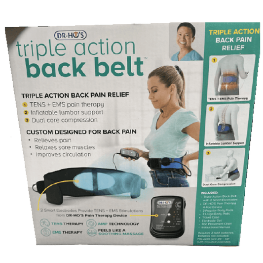 DR-HO'S Triple Action Back Belt - TENS Device